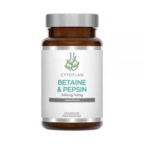CYTOPLAN maisto papildas BETAINE & PEPSIN 345 mg/10 mg, 60 kaps.