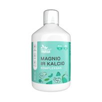 RAW POWDERS maisto papildas MAGNIO IR KALCIO KOMPLEKSAS, 500 ml