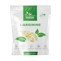 RAW POWDERS maisto papildas L-ARGININAS 500 mg, 100 kaps.