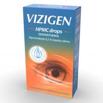 VIZIGEN akių lašai HP, 0,5%, 15 vnt. x 0,6 ml
