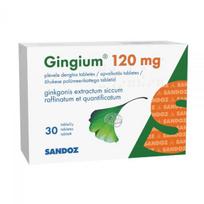 GINGIUM 120 mg plėvele dengtos tabletės N30