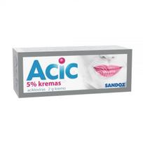 ACIC 50 mg/g kremas 2 g