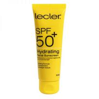 LECLER apsauginis veido kremas HYDRATING FACIAL SUNSCREEN, SPF50+, 75 ml