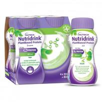 NUTRIDRINK gėrimas PLANTBASED 2 kcal/ml, žirnių ir pipirmėtės skonio, 4 vnt. x 200 ml