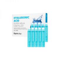 FARMSTAY plaukų priemonė HYALURONIC ACID SUPER AQUA, 10 vnt. x 13 ml