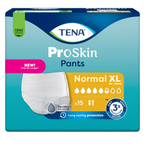 TENA sauskelnės-kelnaitės PANTS NORMAL, XL, 15 vnt.