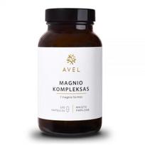 AVEL maisto papildas MAGNIO KOMPLEKSAS, 120 kaps.