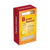 VIVAVIT maisto papildas B GRUPĖS VITAMINAI, 40 kaps.