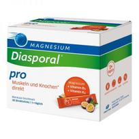 MAGNESIUM DIASPORAL maisto papildas granulėmis PRO RAUMENIMS IR KAULAMS D3+K2, 30 pak.