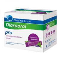 MAGNESIUM DIASPORAL maisto papildas granulėmis PRO MIEGUI, 30 pak.