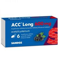 ACC LONG 600 mg šnypščiosios tabletės N6