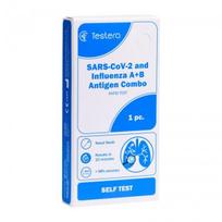 TESTERA greitasis antigenų testas SARS-COV-2 ir gripo A/B, 1 vnt.