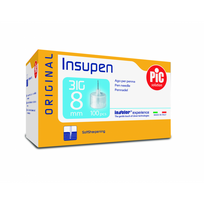 INSUPEN insulino adata, 8 mm, 31G, 100 vnt.