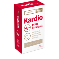 VIVAVIT maisto papildas KARDIO PLIUS OMEGA-3, 60 kaps.