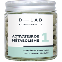 D-LAB maisto papildas metabolizmui NUTRICOSMETICS ACTIVATEUR DE METABOLISME, 56 kaps.