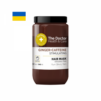 THE DOCTOR plaukų kaukė IMBIERAS + KOFEINAS, 946 ml