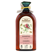 GREEN PHARMACY šampūnas sausiems plaukams su argano aliejumi ir granatais, 350 ml