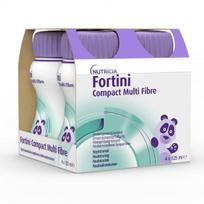 FORTINI gėrimas COMPACT MULTI FIBRE, neutralaus skonio, 4 vnt. x 125 ml