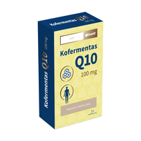 VIVAVIT maisto papildas KOFERMENTAS Q10 100 mg, 30 kaps.