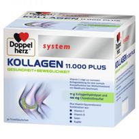 DOPPELHERZ maisto papildas SYSTEM KOLLAGEN 11.000 PLUS, 30 vnt. x 25 ml