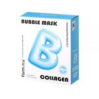 FARMSTAY veido kaukė COLLAHEN FACIAL WASH BUBBLES, 5 ml, 20 vnt.