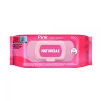 NATURELLE drėgnos servetėlės PINK, rožių kvapo, 100 vnt.