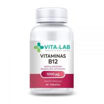 VITA-LAB maisto papildas VITAMINAS B12 1000 mcg, 90 tab.