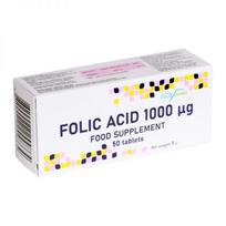 VERATRUM maisto papildas FOLIO RŪGŠTIS 1 mg, 50 tab.