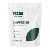 RAW POWDERS maisto papildas KOFEINAS 200 mg, 200 tab.