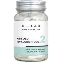 D-LAB maisto papildas NUTRICOSMETICS ABSOLU DE HYALURONIQUE, 28 kaps.