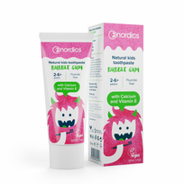 NORDICS dantų pasta vaikams KIDS BUBBLE GUM, 50 ml
