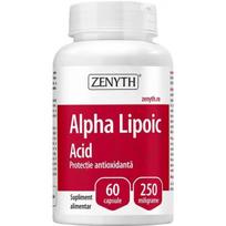 ZENYTH maisto papildas LIPOINĖ RŪGŠTIS ALFA, 60 kaps.