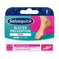 SALVEQUICK hidrokoloidiniai pleistrai prevencijai BLISTER PREVENTION TOES, 6 vnt.
