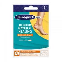 SALVEQUICK pūslių pleistrai BLISTER NATURAL HEALING, 3 vnt.