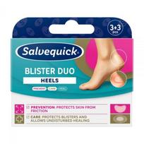SALVEQUICK pūslių pleistrų rinkinys BLISTER DUO HEELS, 6 vnt.
