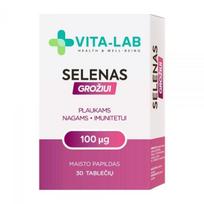 VITA-LAB maisto papildas SELENAS 100 mcg, 30 tab.