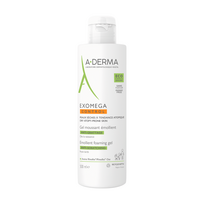A-DERMA veido ir kūno prausimosi gelis-emolientas sausai, atopinei odai EXOMEGA CONTROL, 500 ml