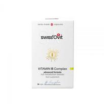 SWISSOVIT maisto papildas VITAMINO B KOMPLEKSAS, 30 kaps.