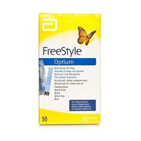 ABBOTT diagnostinės juostelės FREESTYLE OPTIUM, 50 vnt.