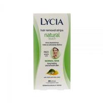 LYCIA depiliacinės vaško juostelės veidui NATURAL TOUCH, 20 vnt.