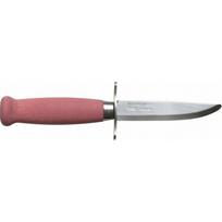 Morakniv Vaikiškas peilis Morakniv Scout 39 Safe, odinis dėklas, dviguba pirštų apsauga, spalva bordinė | 13979 | 7391846026112