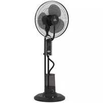 Ventiliatorius su vandens aušinimu, oro drėkintuvas, 10° pakreipiamas, 70° svyruojantis, 3 greičio lygiai, 75 W, juodas