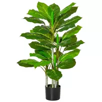 Dirbtinis medis 95 cm Dirbtinis augalas su 33 lapais, vazonas svetainei