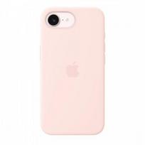 Apple iPhone 17e Silicone Case with MagSafe – Soft Pink | Apple