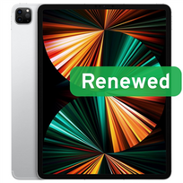Apple Renewed CPO | iPad Pro 2021 LTE 5th A2461 | Silver | 8GB | 128GB | Wi-Fi | iPad OS | 12 month(s)