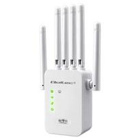 Qoltec 57068 WiFi 5 signalo stiprintuvas | Kartotuvas | Prieigos taškas | AC1200 | 6 antenos | 2x RJ45 | 128MB