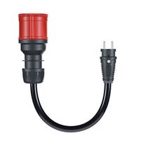go-e Adapter for Gemini flex 22 kW, red CEE three-phase 32A to household outlet (black, 30cm)