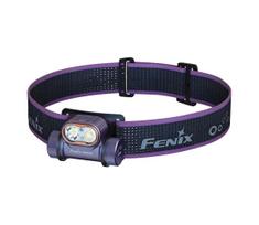 Fenix HM55RPRP - LED su reguliuojamu ryškumu įkraunamas galvos žibintas LED/USB 1600mAh IP68 1200lm 141,2h violetinis