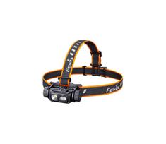 Fenix HM60RV20 - reguliuojamo ryškumo LED galvos žibintas, įkraunamas per USB, 4000mAh IP68 1600lm 292h oranžinis