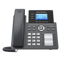 Grandstream Networks GRP2604P IP phone, Black, 3-line LCD
